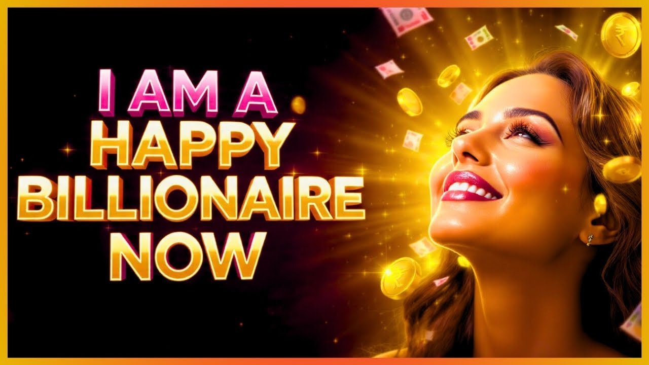 I Am A Happy Billionaire Now Money Manifestation | Billionaire Money Affirmations Wealth Now