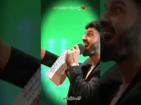 Ali Haider e Karar #alijee #alishanawar #nadeemsarwar #alijeestatus #haiderekarar #yazehratv #love