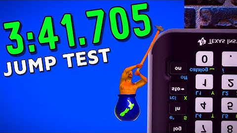 Getting Over It - Jump Test Map in 3:41.705