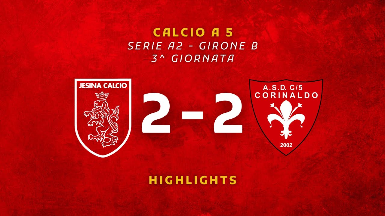 Calcio a 5 | Jesina - Corinaldo 2-2 | Serie A2 | 3^ giornata #futsal #serieA2 #sintesi