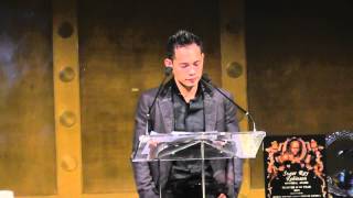 Nonito Donaire Jr. accepts BWAA Fighter of the Year Award for 2012