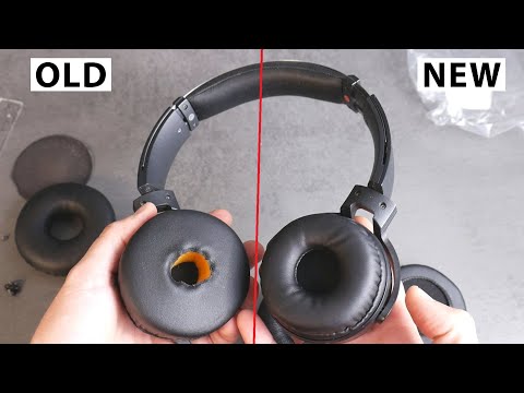 How To Replace Sony MDR XB550 Ear Pads DIY