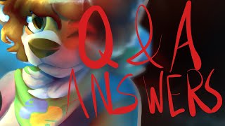 Q and A answers speedpaint!