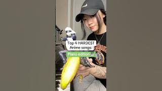 HARDEST Anime songs on the piano 💀 #piano #gojo #anime #animenz #shorts #fyp #weeb #unravel