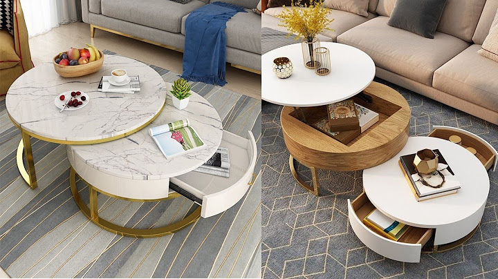 Modern coffee table designs for living room 2022 ! Marble coffee table with storage ideas