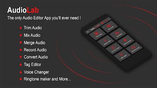 AudioLab - Best Audio Editor Mp3 Cutter Mix Merge Convert Extract Recorder Tag Edit & Ringtone Maker screenshot 3