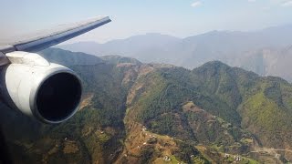 Nepal Airlines B757-200 Approach, Landing & Disembarking at Kathmandu