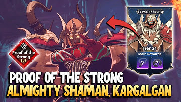 Almighty Shaman, Kargalgan Instance Dungeon Tier 21「Proof of the Strong Lv. 7」| Solo Leveling: ARISE