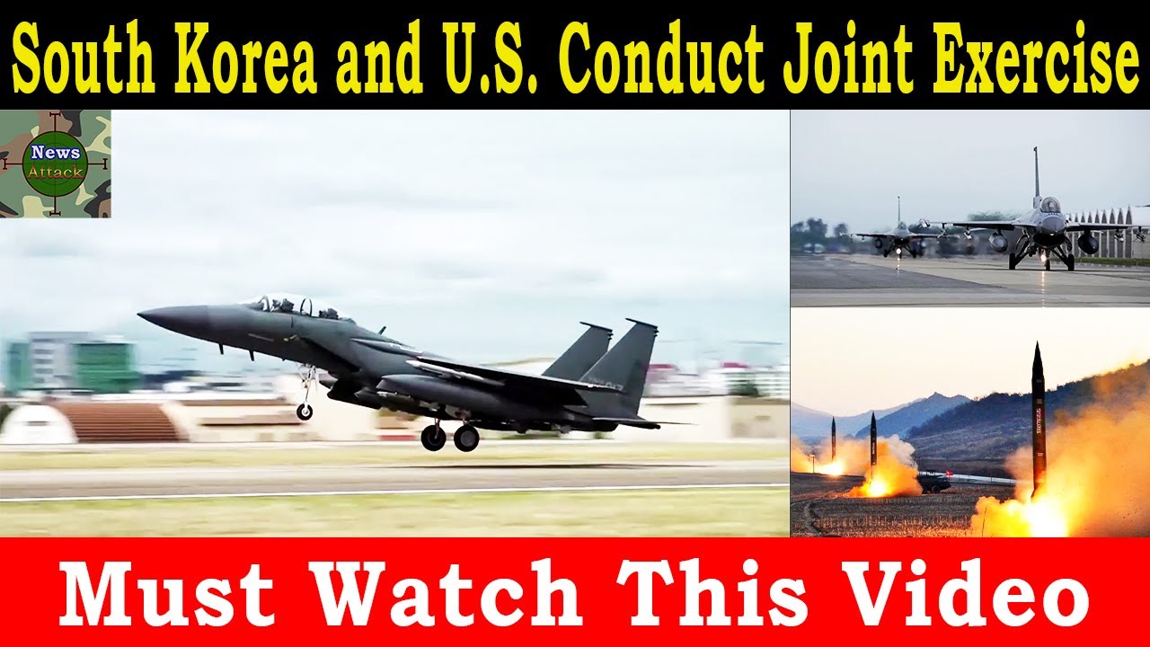 South Korea and USA Joint Exercise || US Jets Joins Military Drills In ...