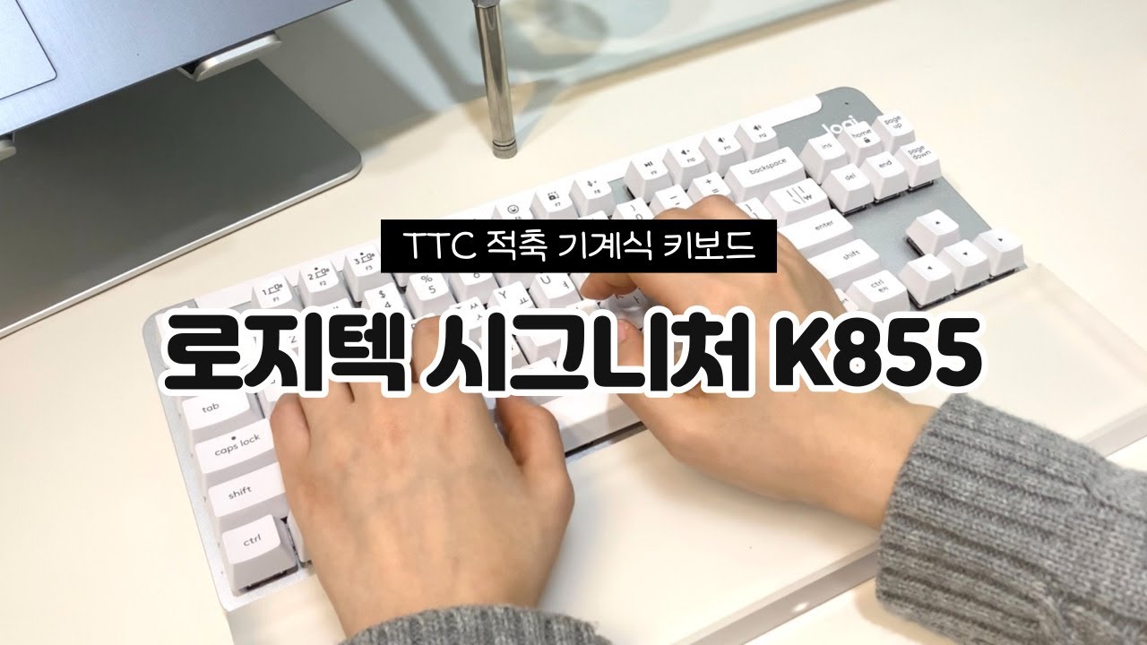 로지텍 시그니처 K855 블루투스 키보드⌨ㅣTTC 적축 기계식 텐키리스 키보드💌