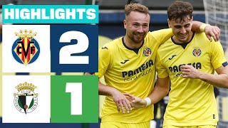 Resumen de Villarreal B vs Burgos CF (2-1)