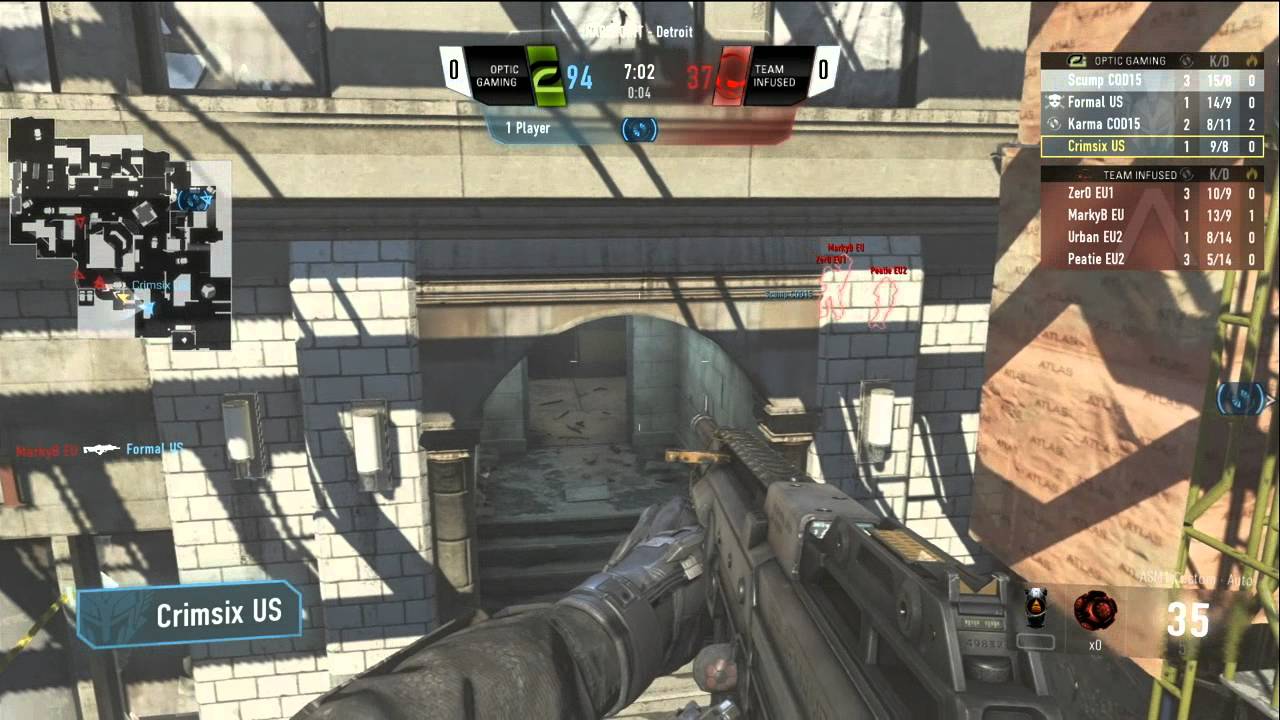 Optic Gaming vs Team Infused - Game 1 - Pool Play - MLG Finals