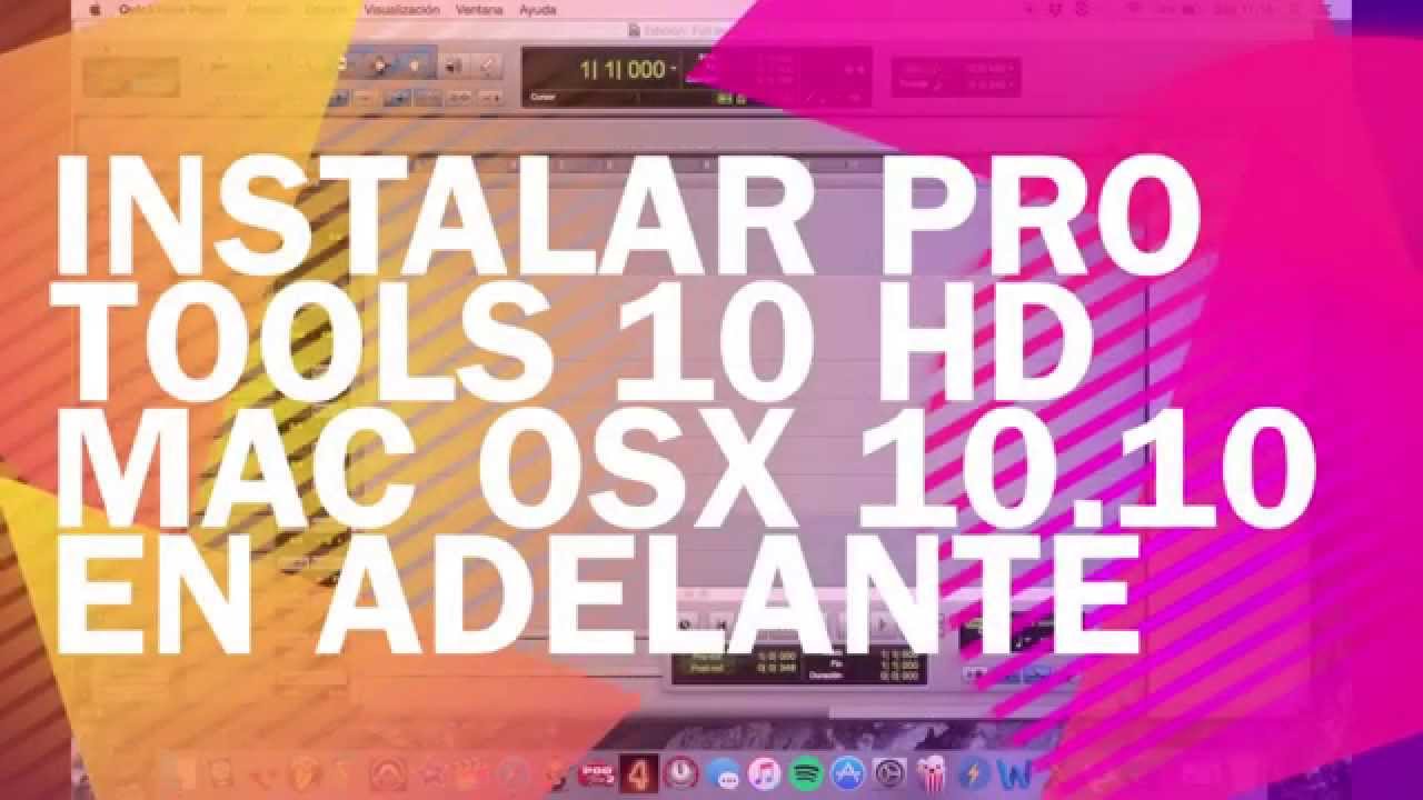 how to install pro tools mac