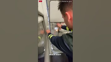 Why You Should NEVER Open an Airplane Emergency Slide!
