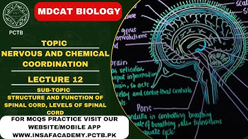 STRUCTURE AND FUNCTION OF SPINAL CORD || TOPIC || NERVOUS & CHEMICAL COORDINATION || MDCAT/NUMS ||