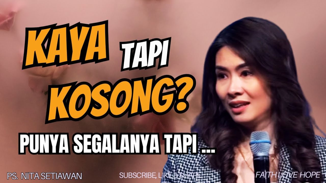 Uang atau Tuhan? Garis Tipis Antara BERKAT dan JERAT | Ps. Nita Setiawan | KHOTBAH PS NITA SETIAWAN