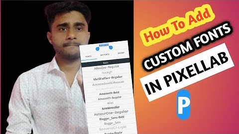 How To Add Custom Fonts in Pixellab app || Make Your Thumbnails Attractive Youtube