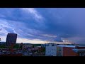 Unsettled Weather | Storm Clouds Take Over City in Minutes!
