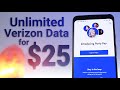 Visible Party Pay - Unlimited Verizon Data for $25/month!