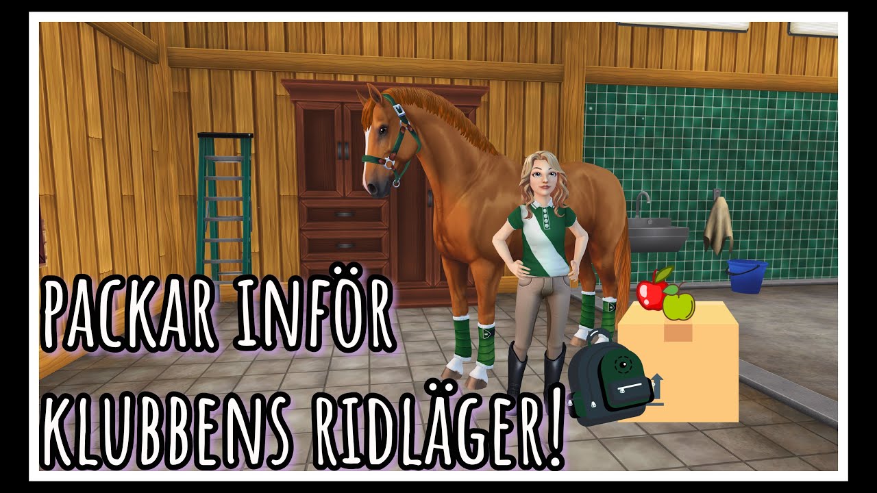 Packar inför klubbens ridläger!