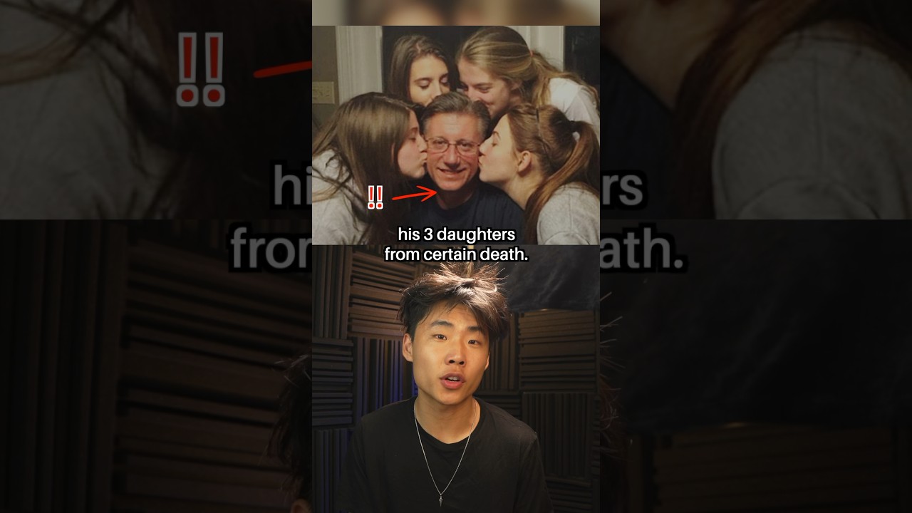 He Gave His Life to Save His 3 Daughters #shorts