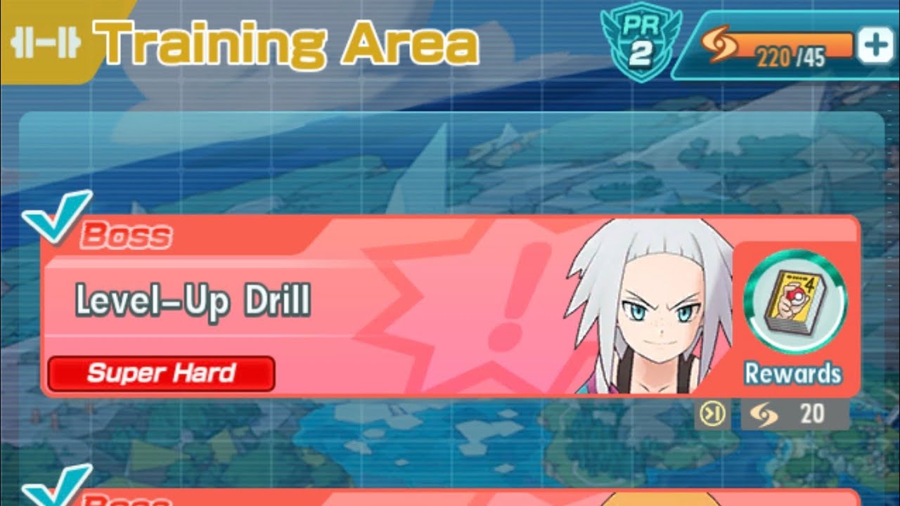 [Pokemon Masters] NEW Training Area - Level-Up Area (Normal, Hard, Very Hard, Super Hard)