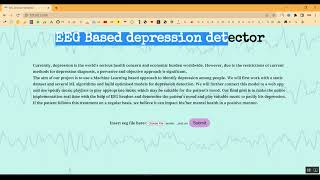 EEG Based Depression in Python Projects