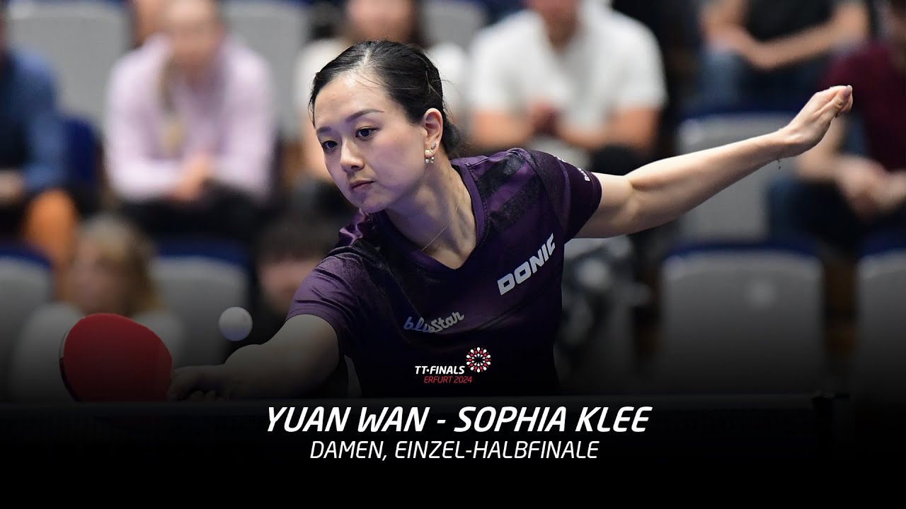 Yuan Wan - Sophia Klee | 4K Courtcam | Damen-Halbfinale | TT-Finals 2024 Erfurt