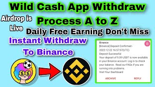 How to Withdraw From Wild Cash App #Wildcash App Withdraw Process A to Z