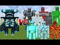 NEW WARDEN vs ALL GOLEMS | Minecraft Mob Battle Game