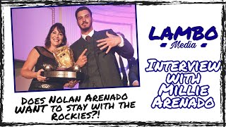 Does Nolan Arenado WANT OUT of Colorado?! | Millie Arenado Interview Information