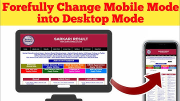 Force Desktop View with Wordpress Website on Mobile Devices | how to create sarkari result website