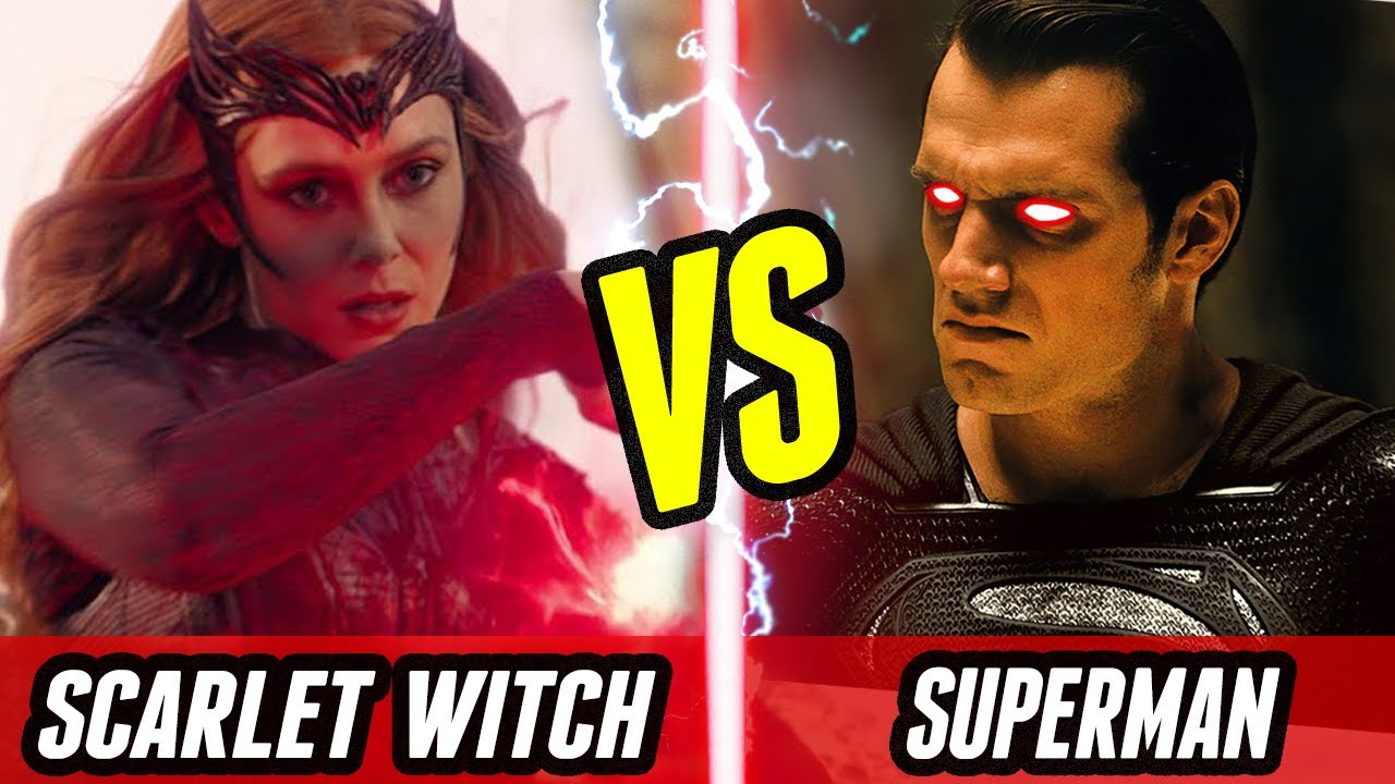 Superman vs Scarlet Witch Battle Arena Fight Scene- MCU vs DCEU All