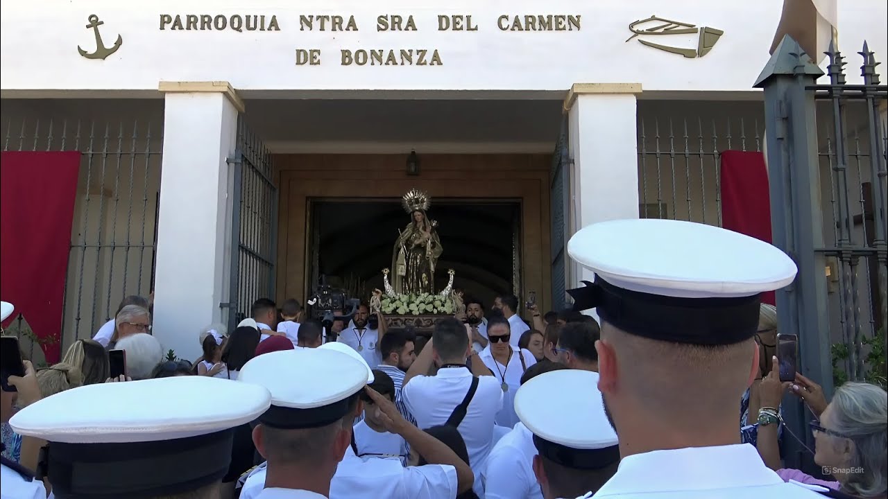 Procesión matinal y embarque ( Ntra. Sra. del Carmen de Bonanza ) - 2024 - Sanlúcar de Barrameda