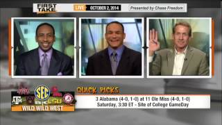 Week 6 College Football Picks     ESPN First Take