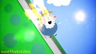 Grampy Rabbit INSANE slide down! - MLG Peppa Pig