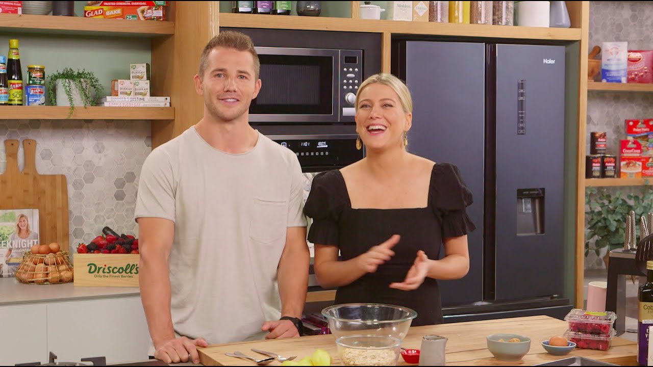 Chewy Peanut Butter Raspberry Cookies Justine Schofield Everday Gourmet Channel 10 Youtube
