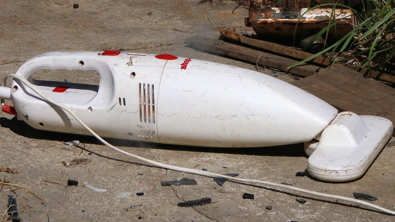 Smashing a Shop Vac 132 Vacuum Cleaner with Motor Burn Out YouTube