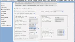 FireFly POS Set Up Cash Management