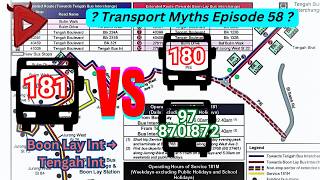 Bus 181 vs. Bus 180 97/870/872 - Boon Lay Int to Tengah Int | Transport Myths Episode 58 Bus 181 vs. Bus 180 97/870/872 - Boon Lay Int to Tengah Int | Transport Myths Episode 58