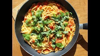 Макароны с тунцом за 15 минут.Рецепт из Сицилии. Pasta with tuna.