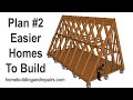 A frame home using floor and rafter beams with tg 2x6 sheathing  plan 2 framing assembly design