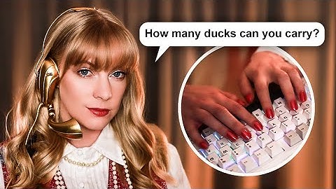 ASMR Telemarketer Roleplay 📞 Weird Phone Survey Questions & Typing for Sleep