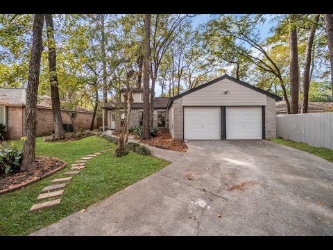 35 e bigelow oak court, The Woodlands, TX home video tour