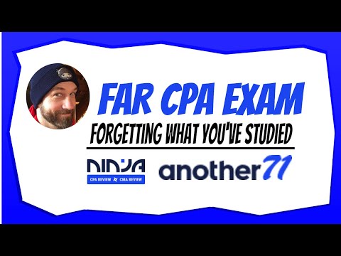 Forgetting FAR CPA Exam Concepts | NINJA MCQ Trending Score vs RECON