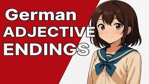 German A2 | Adjective Endings | Easy Grammar