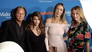 Mohamed Hadid, Shiva Safai, Alana & Marielle Hadid 2018 Wish Gala Red Carpet