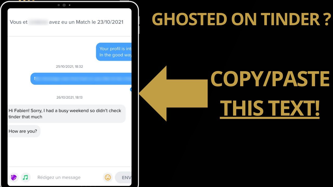 She Ghosted Me On Tinder & Here's What to Text Her to Get a Reply 💬