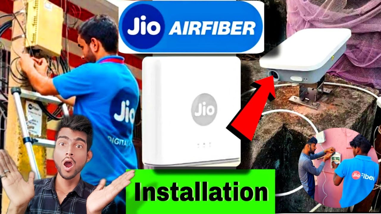 Jio AirFiber Installation Jio AirFiber 5G Installation Process Jio jio-air-fiber-5g-wireless-device-jio-airfiber-installation