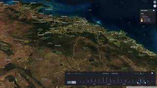 Queensland 2018 Bushfire visualised